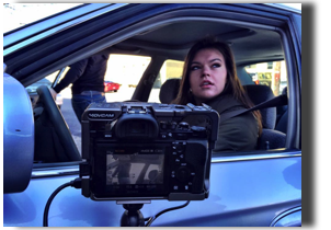 On the set of Disposable - Car rig On the set of Disposable - Car rig